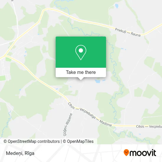 Medeņi map