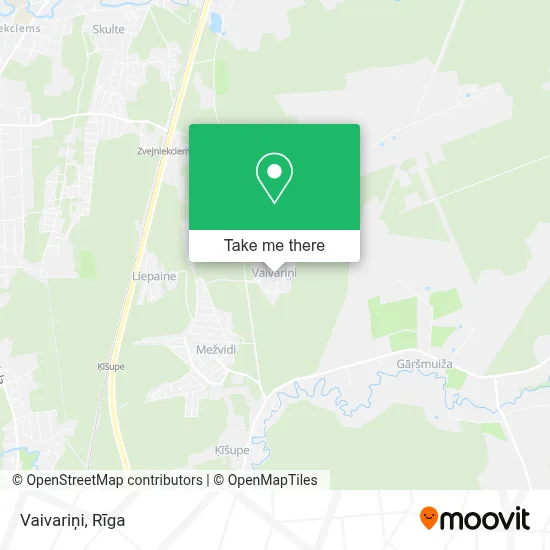 Vaivariņi map