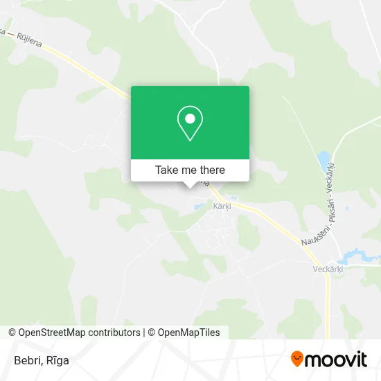 Bebri map