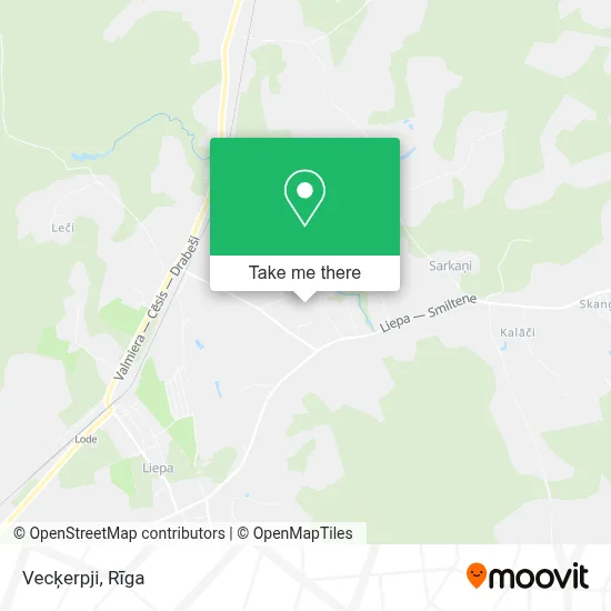 Vecķerpji map