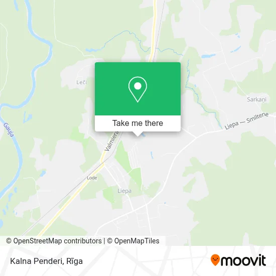 Kalna Penderi map