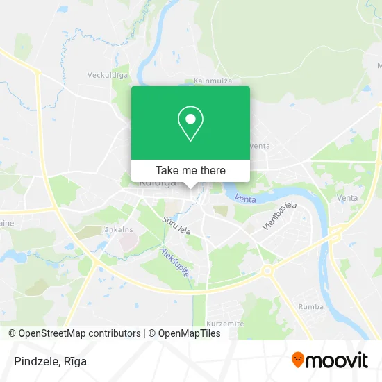 Pindzele map