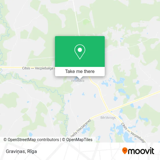 Graviņas map