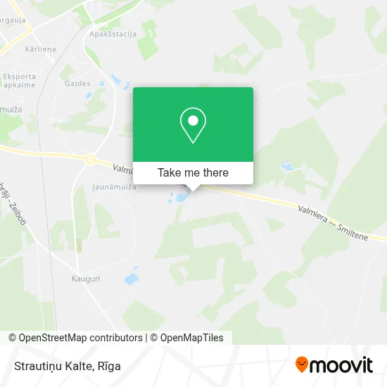 Strautiņu Kalte map