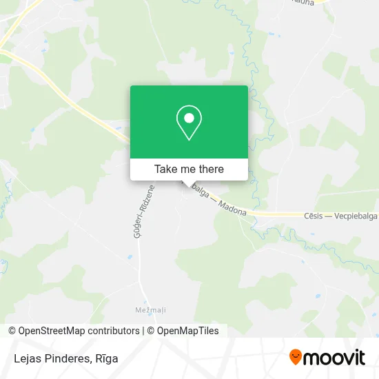 Lejas Pinderes map