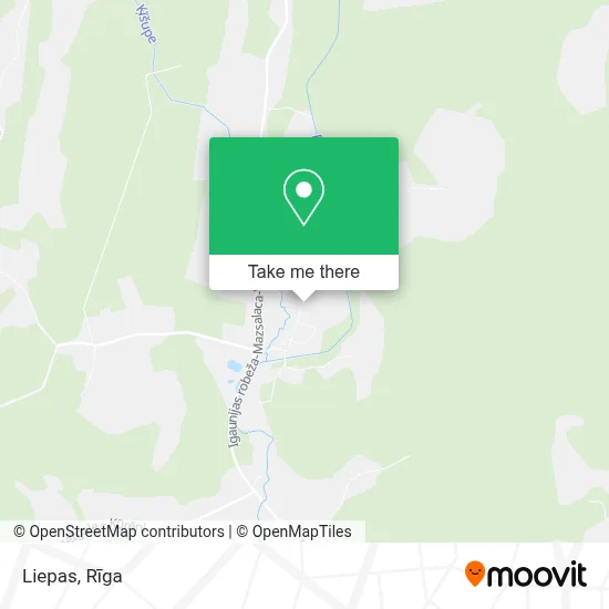 Liepas map