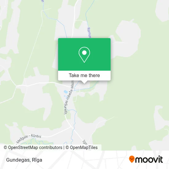 Gundegas map