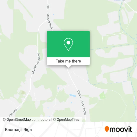 Baumaņi map