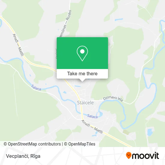 Vecplanči map