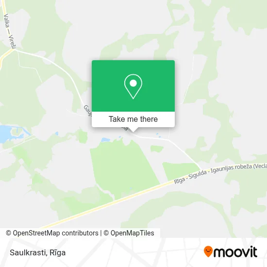 Saulkrasti map