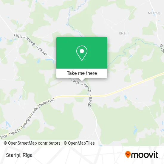 Stariņi map