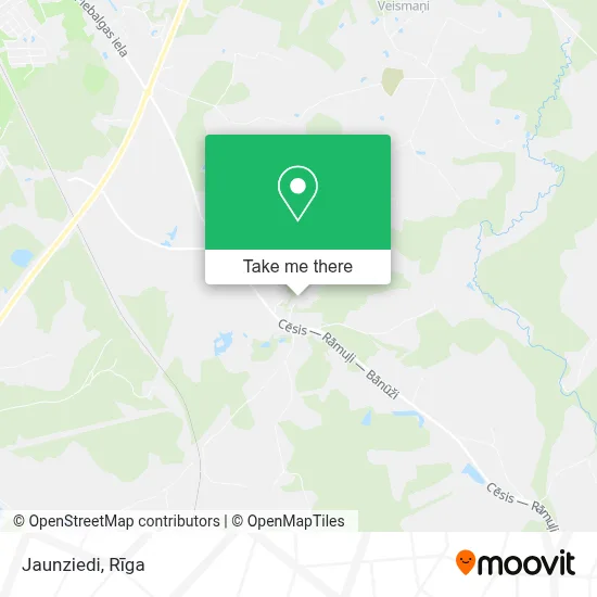 Jaunziedi map