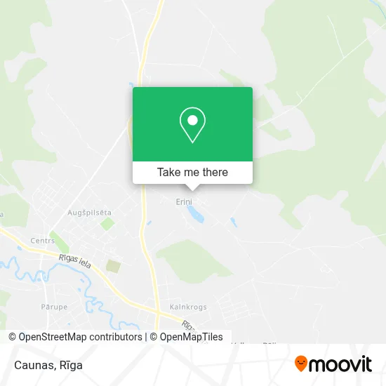 Caunas map