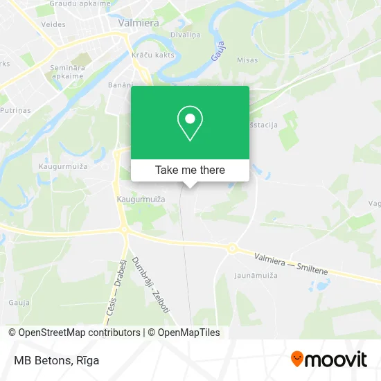MB Betons map