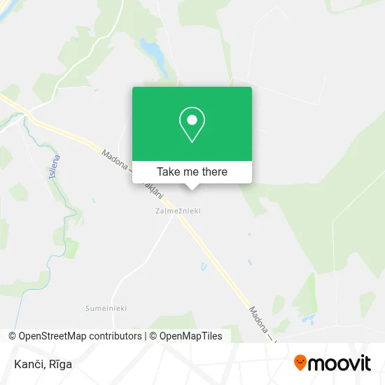 Kanči map