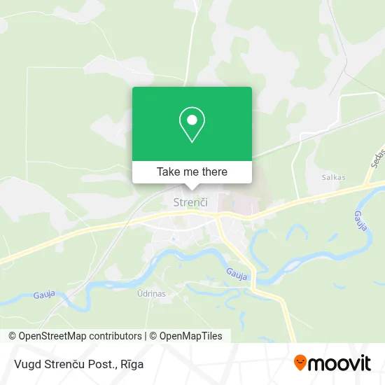 Vugd Strenču Post. map