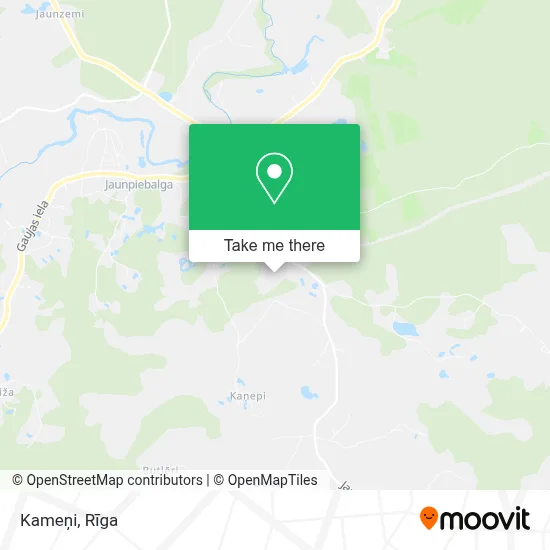 Kameņi map
