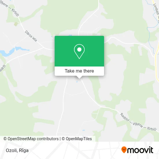 Ozoli map