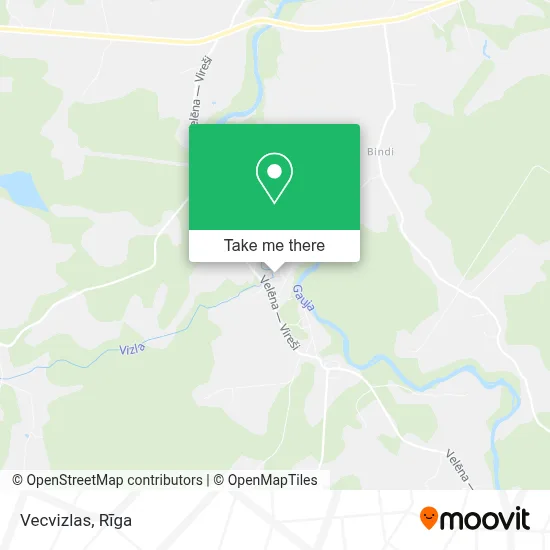 Vecvizlas map