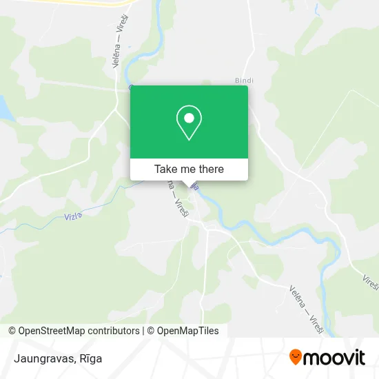 Jaungravas map