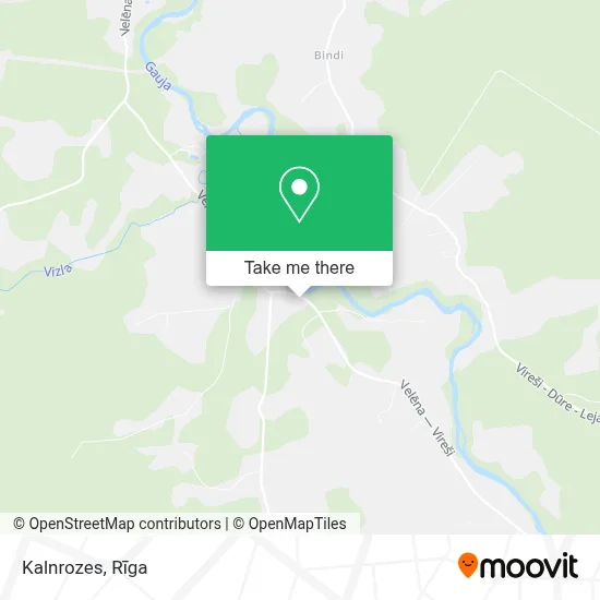 Kalnrozes map