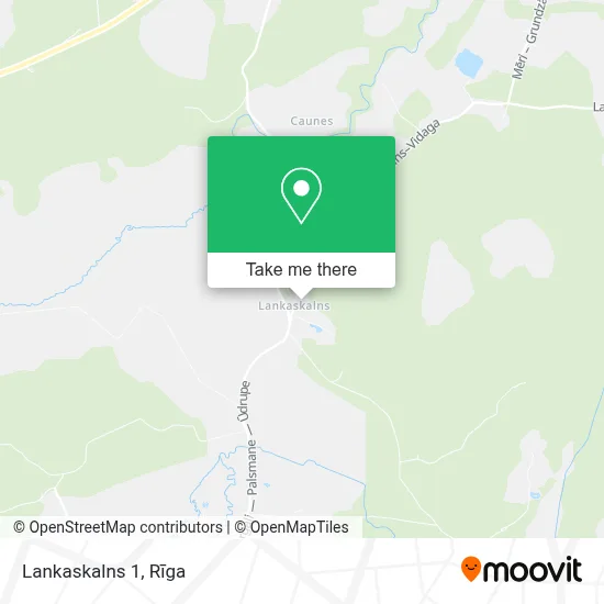 Lankaskalns 1 map