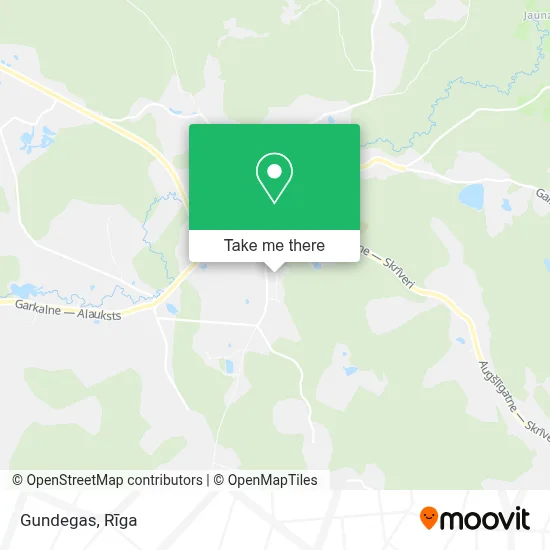Gundegas map