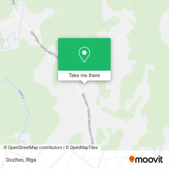 Dozītes map