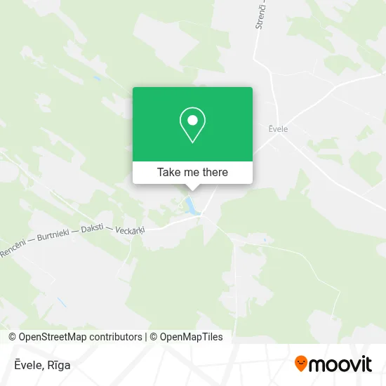 Ēvele map