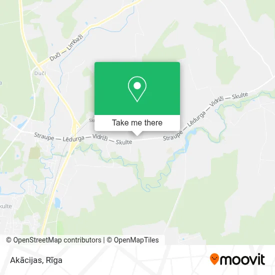 Akācijas map