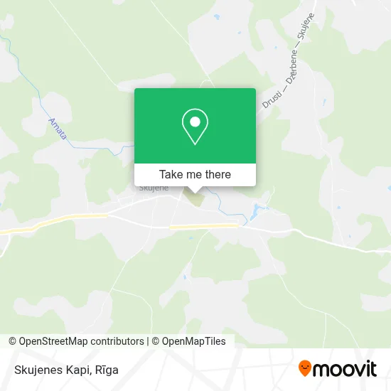 Skujenes Kapi map