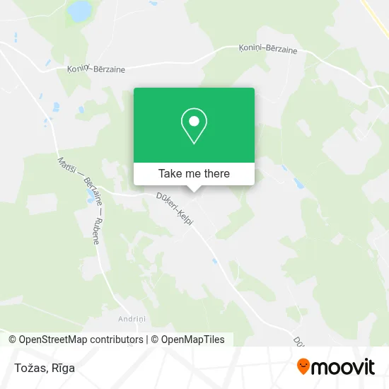 Tožas map