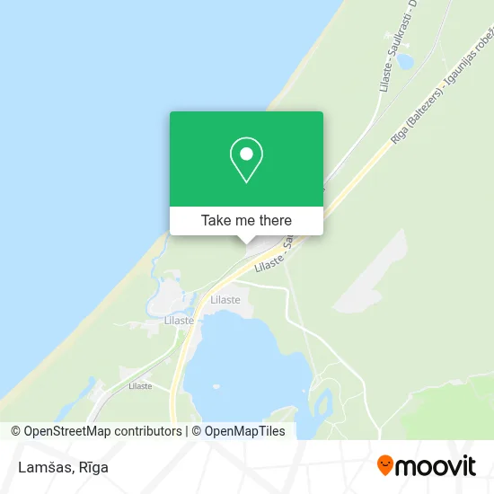 Lamšas map