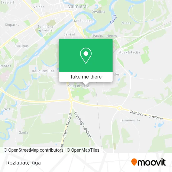 Rožlapas map