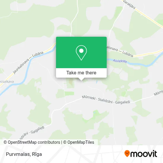 Purvmalas map
