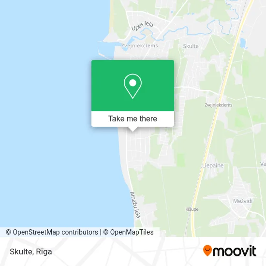 Skulte map