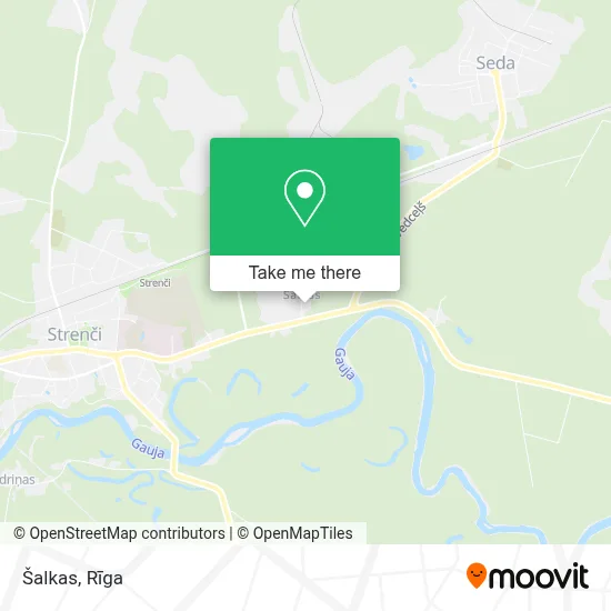Šalkas map