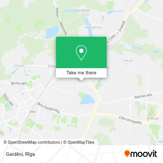 Gaidēni map