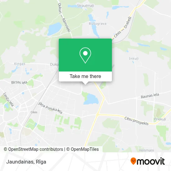 Jaundainas map
