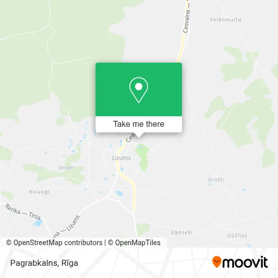 Pagrabkalns map