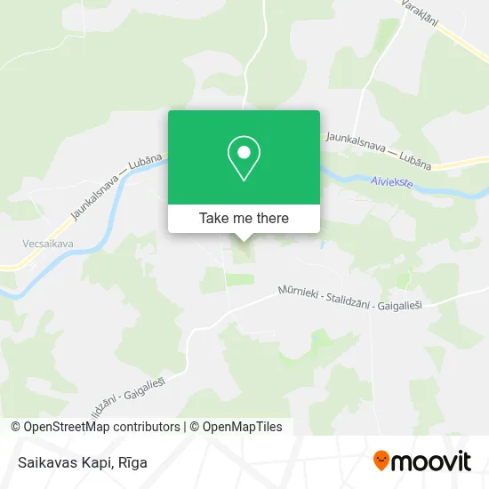 Saikavas Kapi map