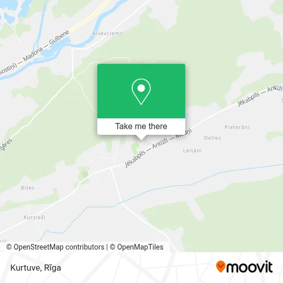 Kurtuve map