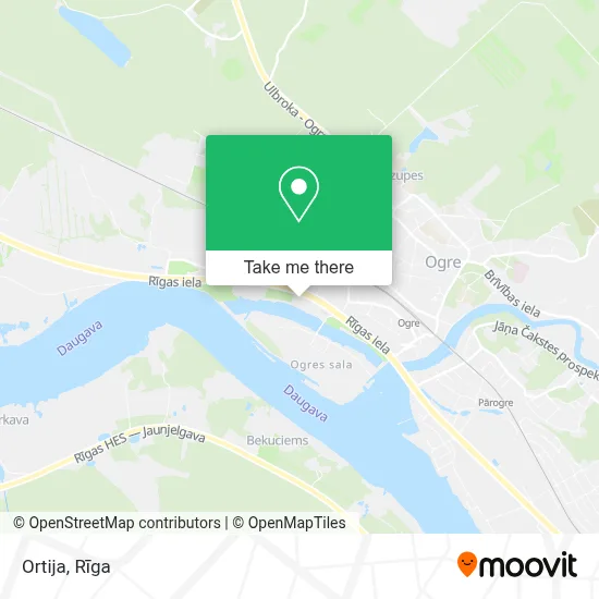Ortija map