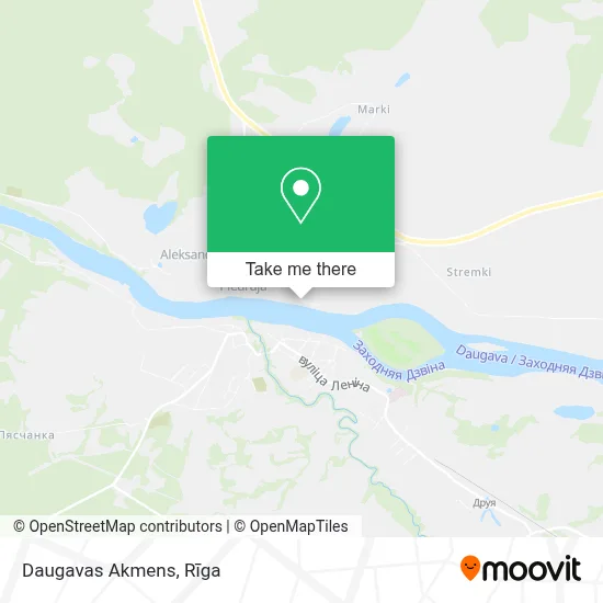 Daugavas Akmens map