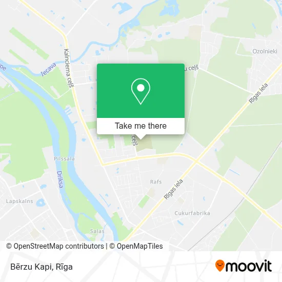 Bērzu Kapi map