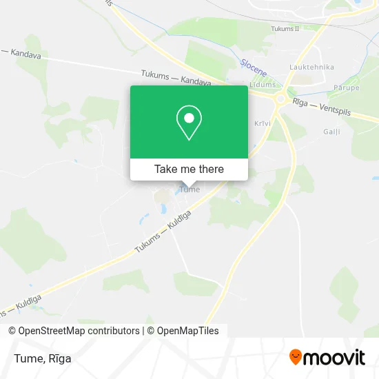 Tume map