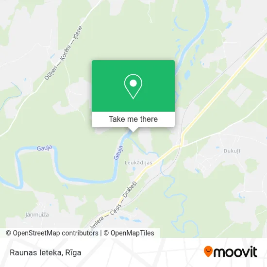 Raunas Ieteka map