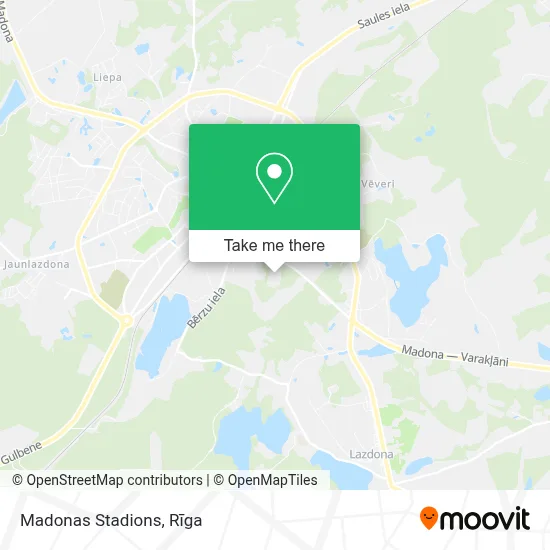 Madonas Stadions map