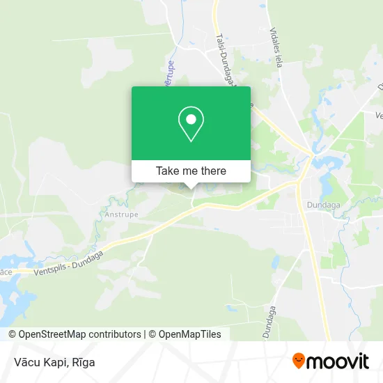 Vācu Kapi map