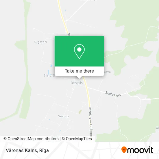 Vārenas Kalns map